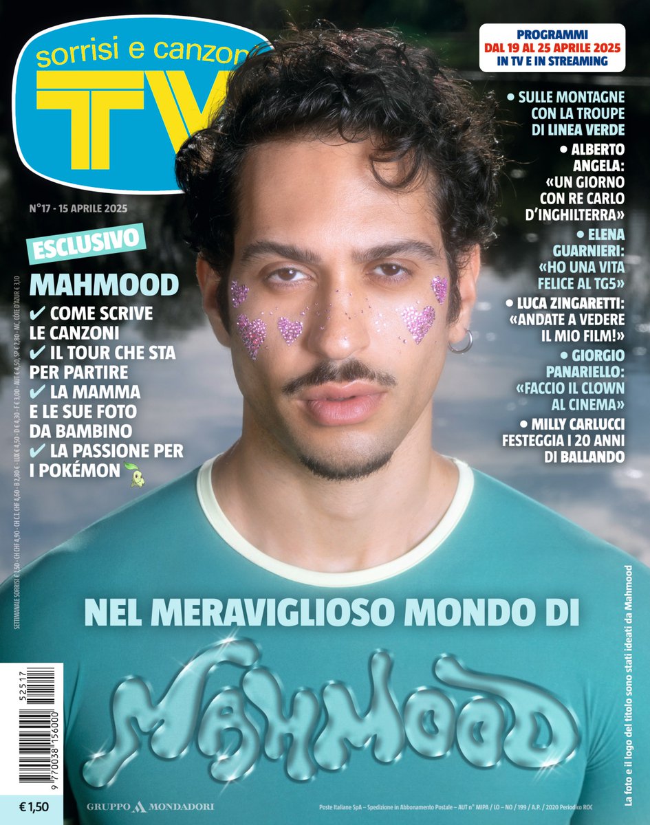 Vi aspettiamo domani in edicola! ✨
<a href="/Mahmood_Music/">Mahmood</a>