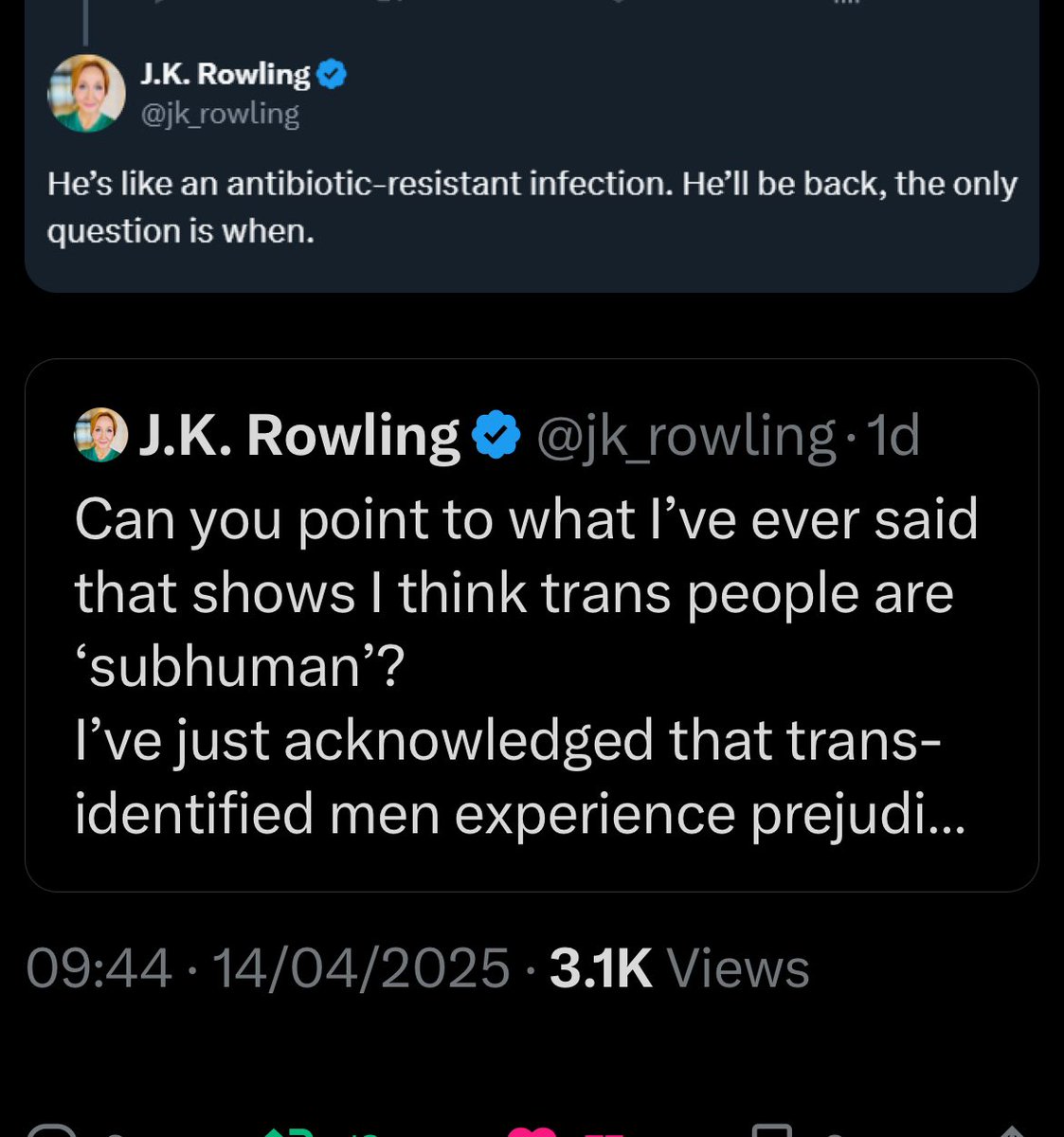 India Willoughby tweet media