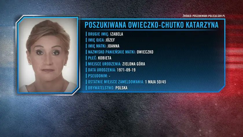 FastInfo's tweet image. UDAWAŁA PSYCHOLOGA I OSZUKAŁA PONAD 1.5 TYS LUDZI. EUROPEJSKI NAKAZ ARESZTOWANIA. 

Sąd Okręgowy w Zielonej Górze wydał europejski nakaz aresztowania za Katarzyną Owieczko-Chutko. 54-latka miała udzielić ponad 20 tysięcy świadczeń psychologicznych. Poszkodowanych ma być 1657…