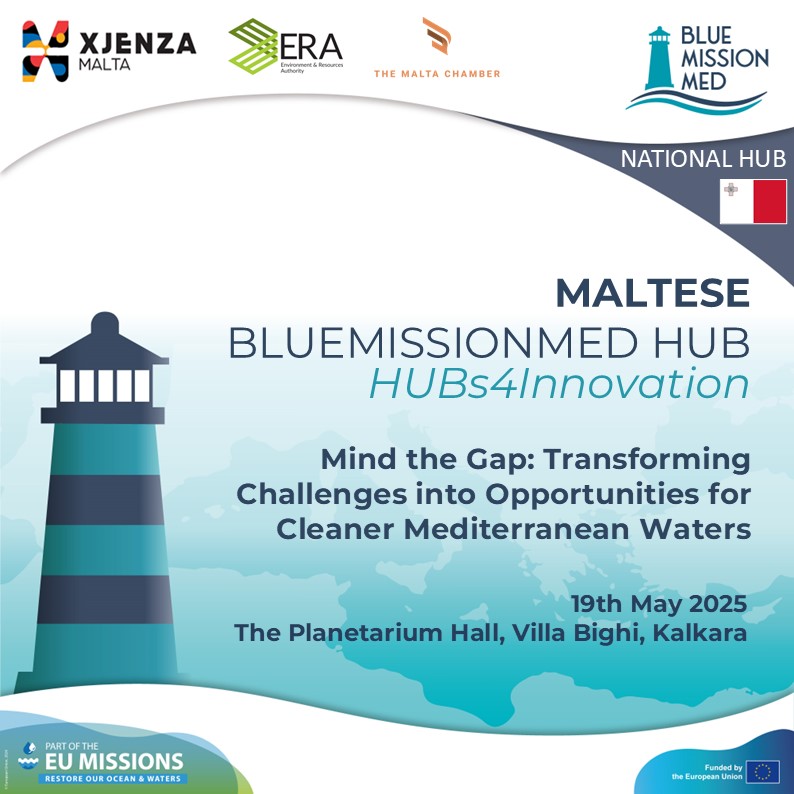 BlueMissionMed (@bluemissionmed) on Twitter photo ๐Come in Malta on 19 May!
๐This event marks the launch of the BMM Support Programme in Malta, organised by <a href="/mt_xjenzamalta/">Xjenza Malta</a>, the Environment and Resources Authority, The Malta Chamber of Commerce, Enterprise and Industry, and <a href="/rhemediation/">RHE-MEDiation project</a>๐bit.ly/3EkoeSR
#MissionOcean ๐Come in Malta on 19 May!
๐This event marks the launch of the BMM Support Programme in Malta, organised by <a href="/mt_xjenzamalta/">Xjenza Malta</a>, the Environment and Resources Authority, The Malta Chamber of Commerce, Enterprise and Industry, and <a href="/rhemediation/">RHE-MEDiation project</a>๐bit.ly/3EkoeSR
#MissionOcean