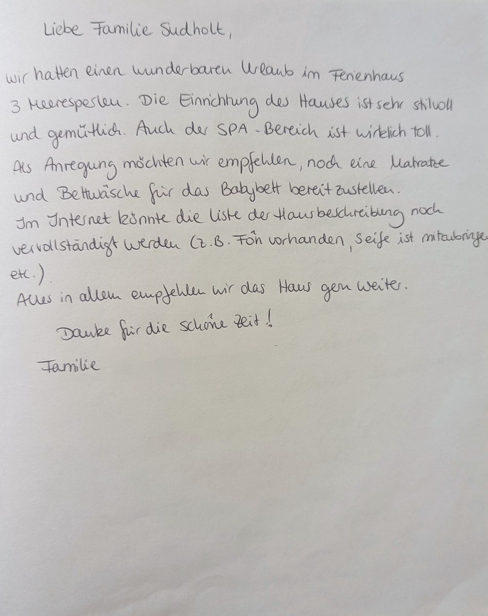 Strandhaus drei Meeresperlen tweet media
