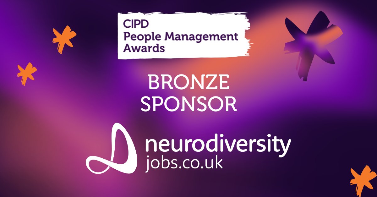 We are proud to announce Neurodiversity Jobs as a Bronze Sponsor for the 2025 #CIPDPMAs!

Enter the awards &gt;&gt; cipdpmas.co.uk