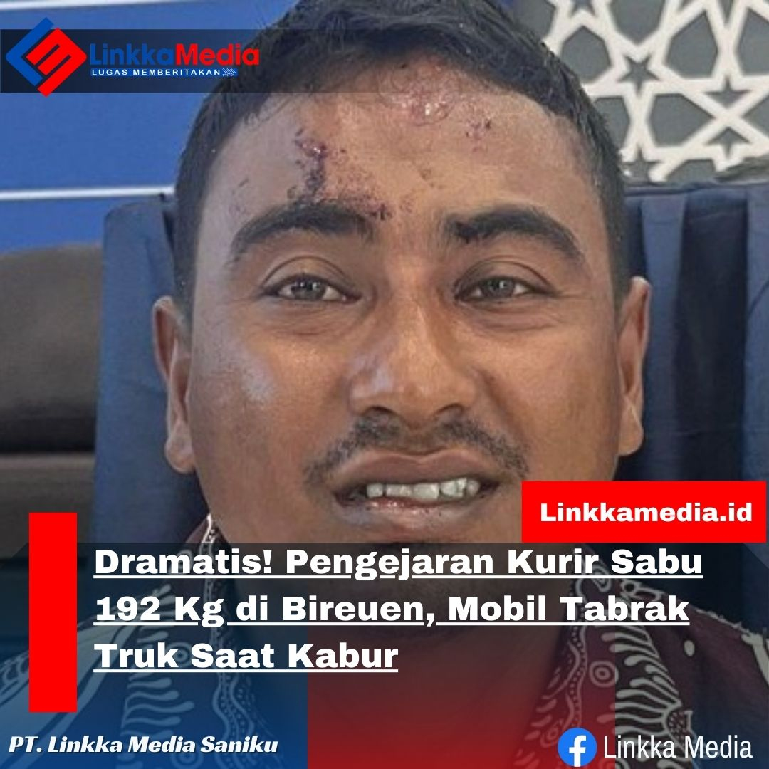 statusaceh's tweet photo. Aksi pengejaran dramatis mewarnai pengungkapan kasus narkotika besar di Bireuen, Aceh. Seorang kurir berinisial M (36) yang mengangkut 192 kilogram sabu menggunakan mobil Honda City nekat melaju melawan arah dan menabrak… https://t.co/hrdL3NWU3x #linkkamedia #polri #bireuen https://t.co/L5WyCFDtFn