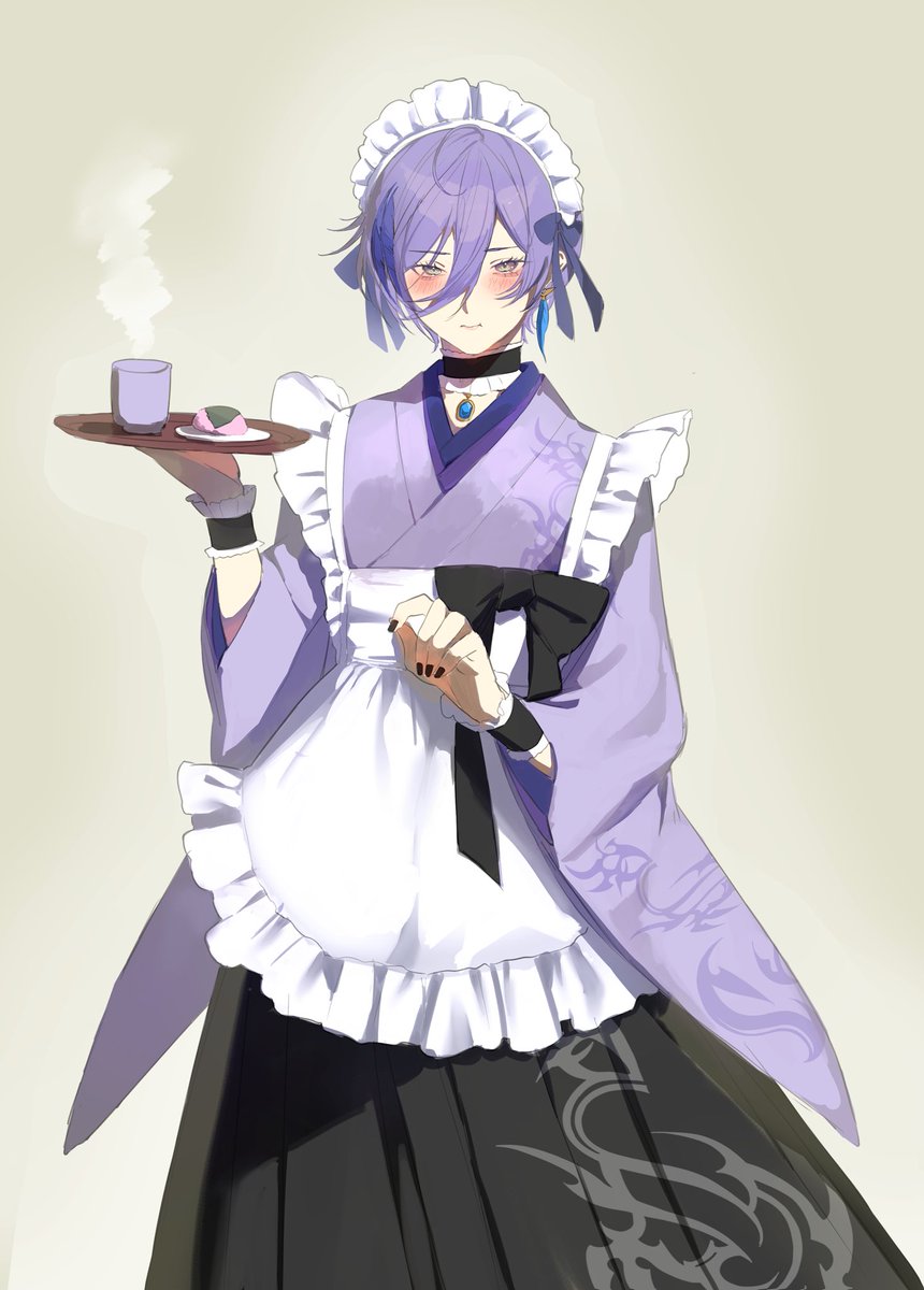 #深夜の榊
※女装注意⚠️ 袴メイドさん