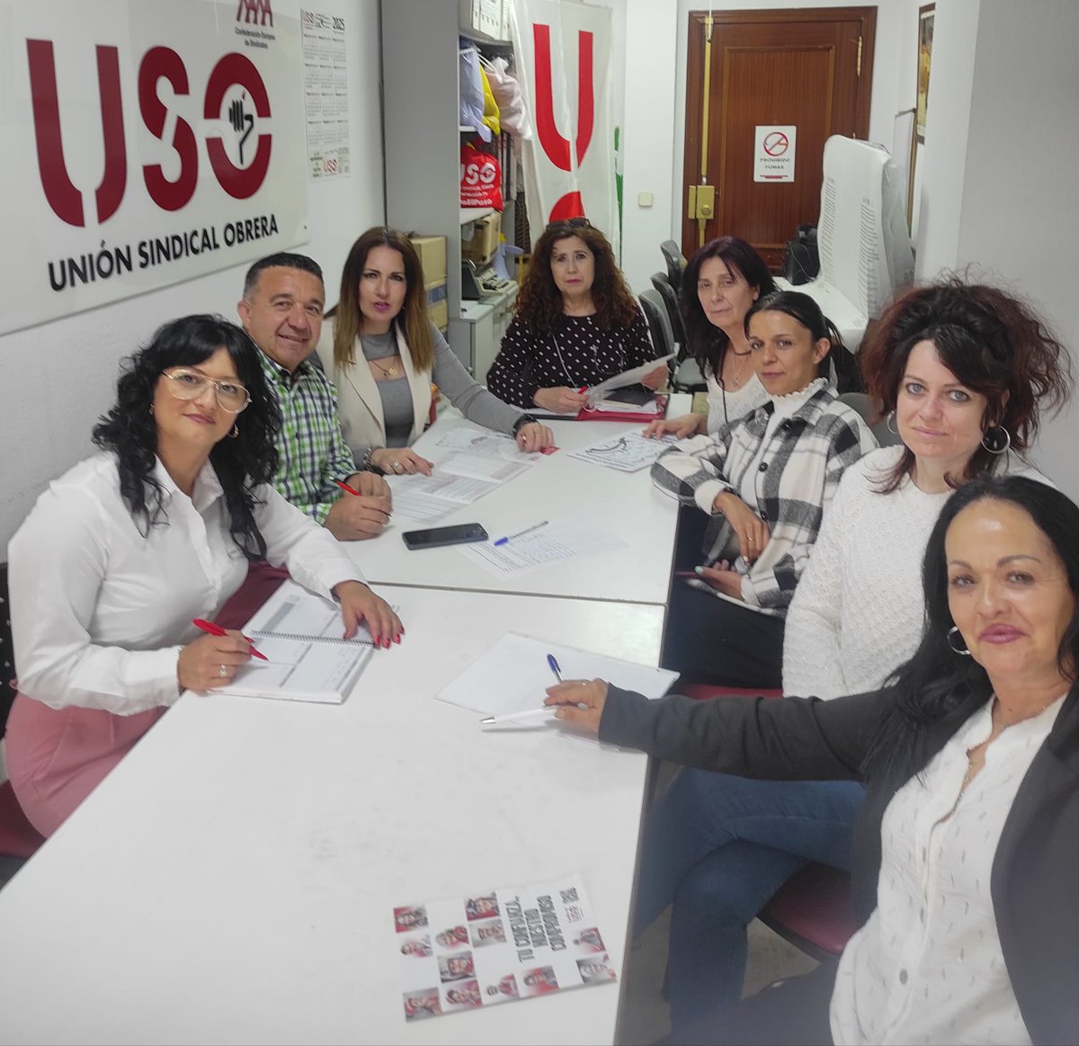 Se reúnen en <a href="/usojaen/">usojaen</a>
nuestras delegad@s del comité de empresa de Jabalcuz Dependencia y Formación. Tras realizar un análisis del 1er trimestre para abordar problemas y  buscar soluciones, organizamos un plan para seguir mejorando las condiciones laborales <a href="/USOAndalucia/">USO-Andalucía</a>