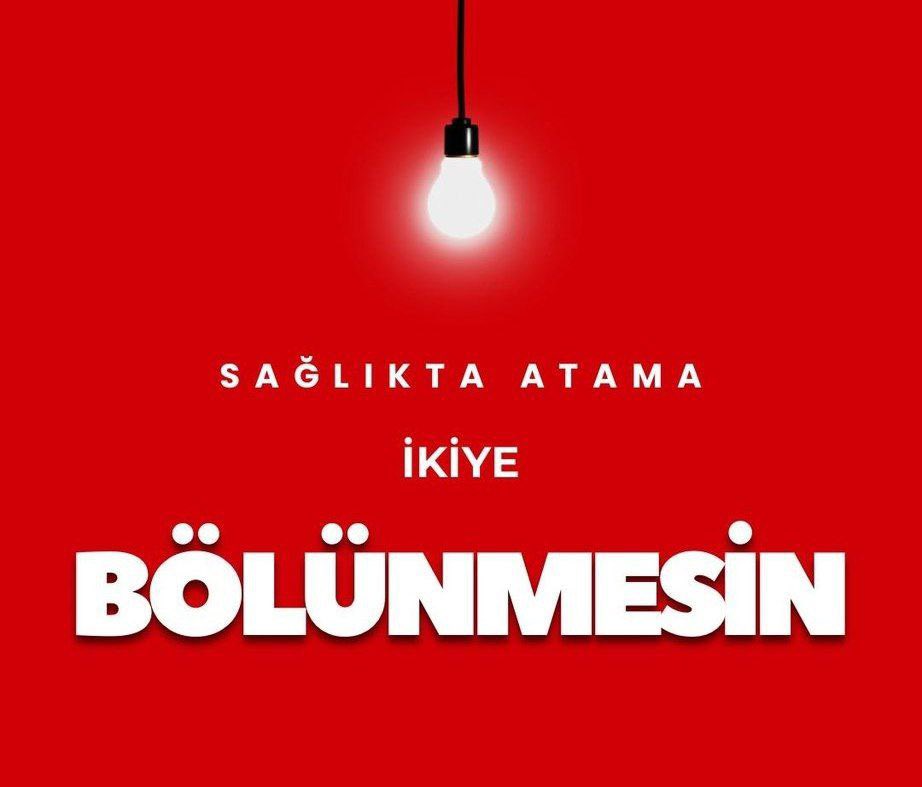 Toplamda 14 aydır yapılmayan bir atama istihdam bekleyen gençleri ve sahadaki personeli iyice yıpratmıstır. 37 binlik sağlık atamasını tekte bölünmeden ve daha fazla bekletmeden bir an evvel yapılması elzemdir.
#Bölmeden37BinSağlıkçı