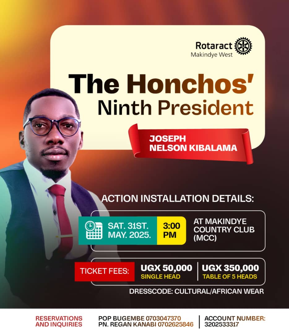 RCTmakindyeWest's tweet photo. The Magic Has Been Created
Now the stage is Open for the Action times! β¨
Join us for an evening of glitz, rhythm, and power as we crown our next Chief Honcho-President-Elect @jozeuganda
the 9th President of the Honchos Dynasty! π₯³π₯³
Date: Saturday, 31st May 2025
#HonchosPR https://t.co/JqIcVGe2ID