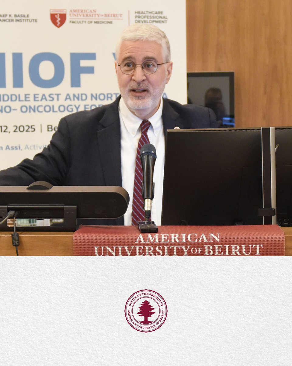 AUB Office of the President tweet media