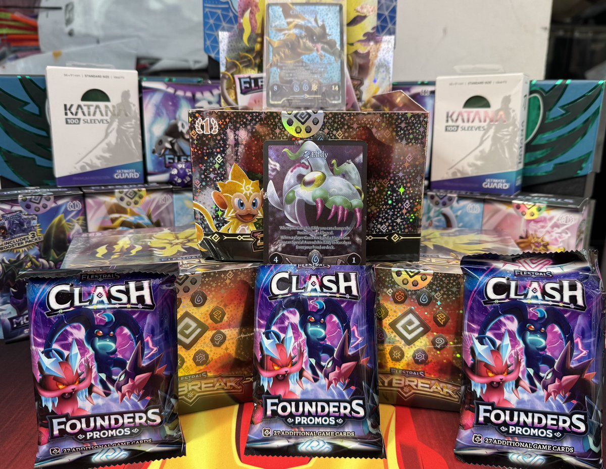 Thankyou <a href="/aDrive_tK/">aDrive</a> &amp; <a href="/Elestrals/">Elestrals</a> for the delivery of my #ElestralsClash kickstarter rewards. Can’t wait to crack these open and bling out the decks I have.