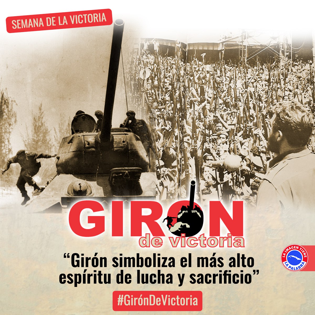 #Giron 1ra gran derrota al imperialismo en América Latina.
“ Patria o Muerte Venceremos.”   #AnapCuba #MatancerosEnVictoria
