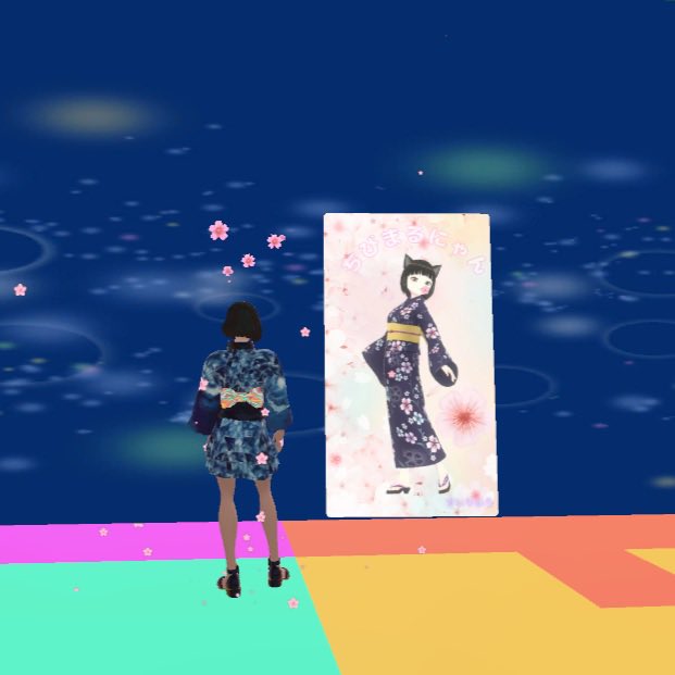 Chibimaru7221's tweet image. (๑&amp;gt;◡&amp;lt;๑)✨✨👘🌸　🌊🐉✨✨
#spatial × #cluster