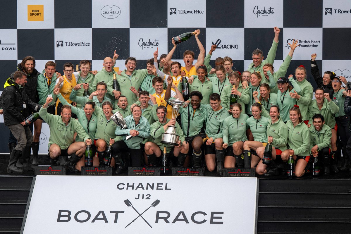 Chapel Down (@chapeldownwines) on Twitter photo The moment of celebration ❤️🥂
Another wonderful year as the Official Celebration Partner of <a href="/theboatrace/">The Boat Race</a>. Our congratulations to all the athletes from <a href="/Cambridge_Uni/">Cambridge University</a> and <a href="/UniofOxford/">University of Oxford</a> who competed on the Thames. We were proud to be there to celebrate with you.
#BoatRace2025 The moment of celebration ❤️🥂
Another wonderful year as the Official Celebration Partner of <a href="/theboatrace/">The Boat Race</a>. Our congratulations to all the athletes from <a href="/Cambridge_Uni/">Cambridge University</a> and <a href="/UniofOxford/">University of Oxford</a> who competed on the Thames. We were proud to be there to celebrate with you.
#BoatRace2025