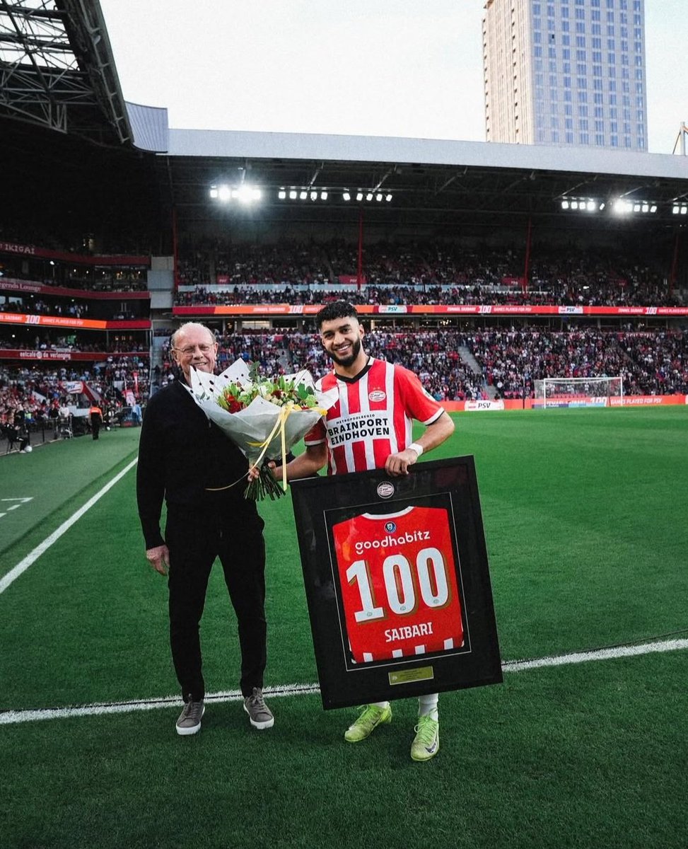 Ismael Saibari in 100 games for PSV:

• 21 goals
• 21 assists
• 7 G/A in UCL
• 1 Dutch League Title

Destined for more In shaa Allah 🇲🇦