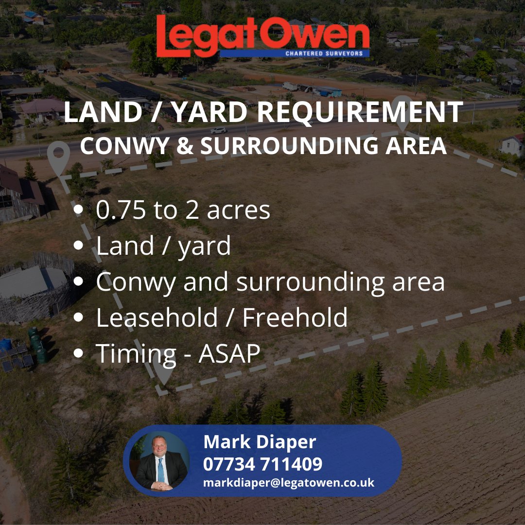 #LandRequirement #LegatOwen #Conwy