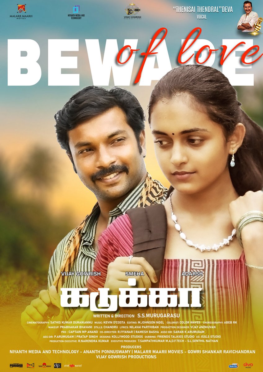 Jenish (@veejenish) on Twitter photo ❤️Unveiling the FIRST LOOK POSTER of #KADUKKA Movie, a Vintage Love Story, Based on True Events Happened in the Year 2005❤️
Big cheers to Vijay Gowrish bro and team!
Thrilled that <a href="/actionje/">Action Reaction</a> is part of this beautiful journey called #Kadukka.
Love, emotions, and a story ❤️Unveiling the FIRST LOOK POSTER of #KADUKKA Movie, a Vintage Love Story, Based on True Events Happened in the Year 2005❤️
Big cheers to Vijay Gowrish bro and team!
Thrilled that <a href="/actionje/">Action Reaction</a> is part of this beautiful journey called #Kadukka.
Love, emotions, and a story