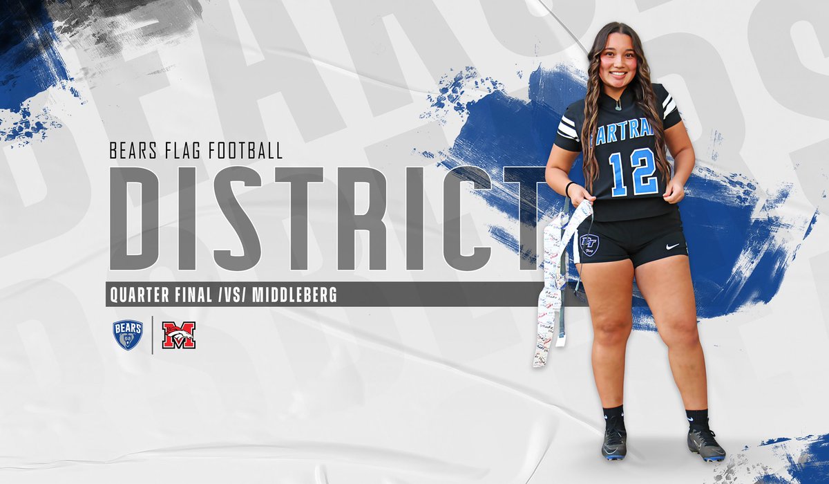 Bartram Trail Athletics ๐ป (@bt_athletics) on Twitter photo ๐๐๐ฆ๐๐๐๐ฒ
๐ <a href="/BartramFlagFB/">BTHS Flag Football</a>
๐ Middleburg
๐ 6:00
๐ Bartram Trail
#GoBears๐ป ๐๐๐ฆ๐๐๐๐ฒ
๐ <a href="/BartramFlagFB/">BTHS Flag Football</a>
๐ Middleburg
๐ 6:00
๐ Bartram Trail
#GoBears๐ป