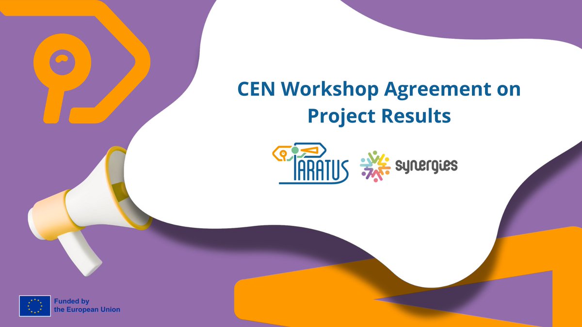 PARATUS-EU (@paratus_eu) on Twitter photo 🌟Exciting news!
🤝<a href="/Synergies_proj/">Synergies Project</a> & <a href="/Paratus_EU/">PARATUS-EU</a> by signing a CEN Workshop Agreement are building a #bridge between their #research and delivery of real-world #impact through European pre-standardisation.
🗞️Read the news to know more paratus-project.eu/2025/04/11/syn…
#CWA #standards 🌟Exciting news!
🤝<a href="/Synergies_proj/">Synergies Project</a> & <a href="/Paratus_EU/">PARATUS-EU</a> by signing a CEN Workshop Agreement are building a #bridge between their #research and delivery of real-world #impact through European pre-standardisation.
🗞️Read the news to know more paratus-project.eu/2025/04/11/syn…
#CWA #standards