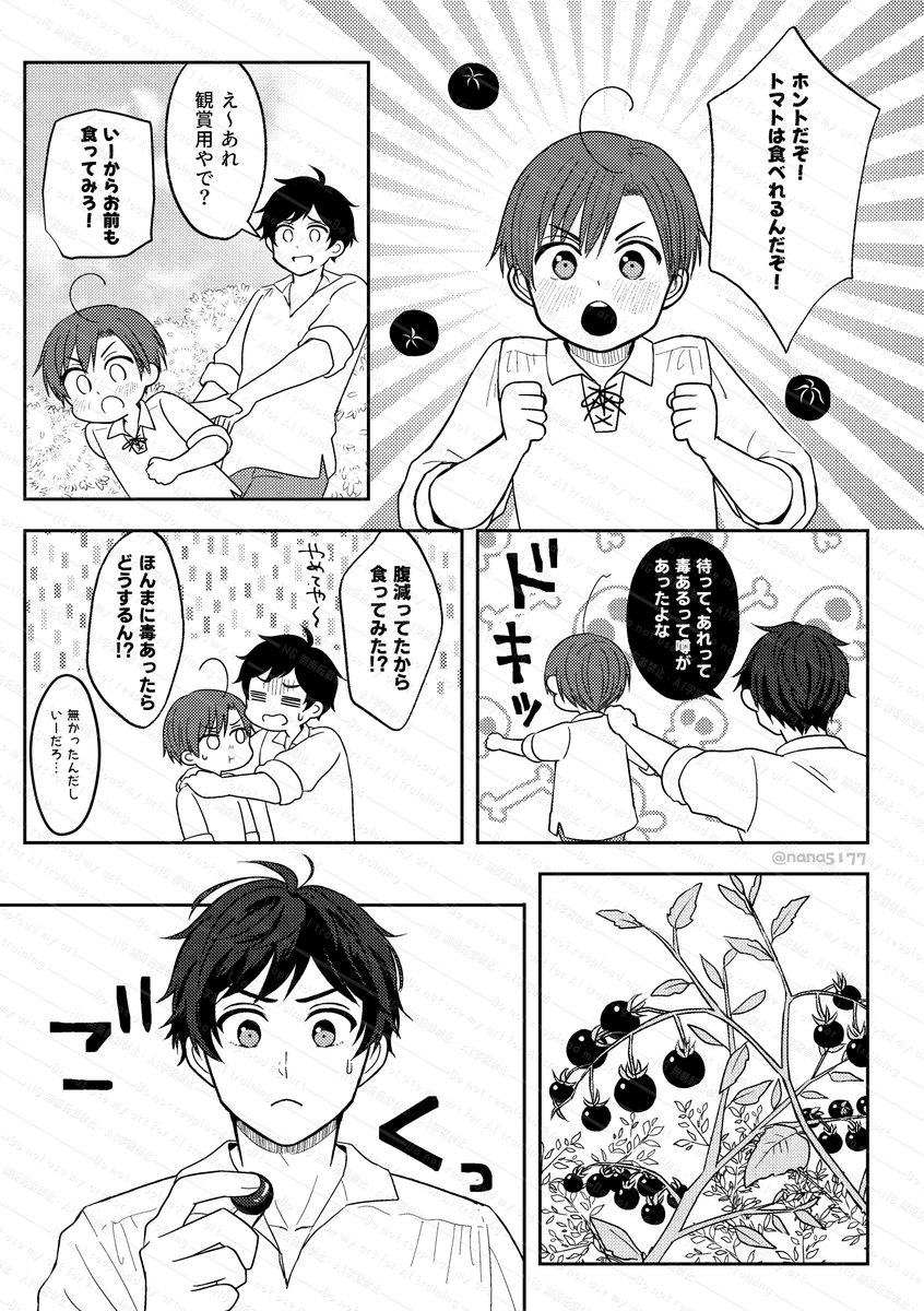 【5/3せかちゅ新刊サンプル】 1/2
西ロマというか西←ロマです
成長過渡期なロマが親分への恋心に気付くおはなし 