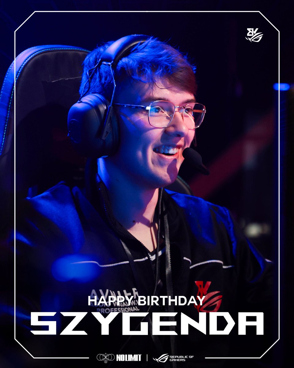 ASUS_BK_ROG's tweet photo. Jour spécial pour notre TOPLANER @SzygendaLoL !

 24 ans 🥳

Le GOAT 🐐 pour une année de plus ❤️🎁 https://t.co/sEhnyuvyyo