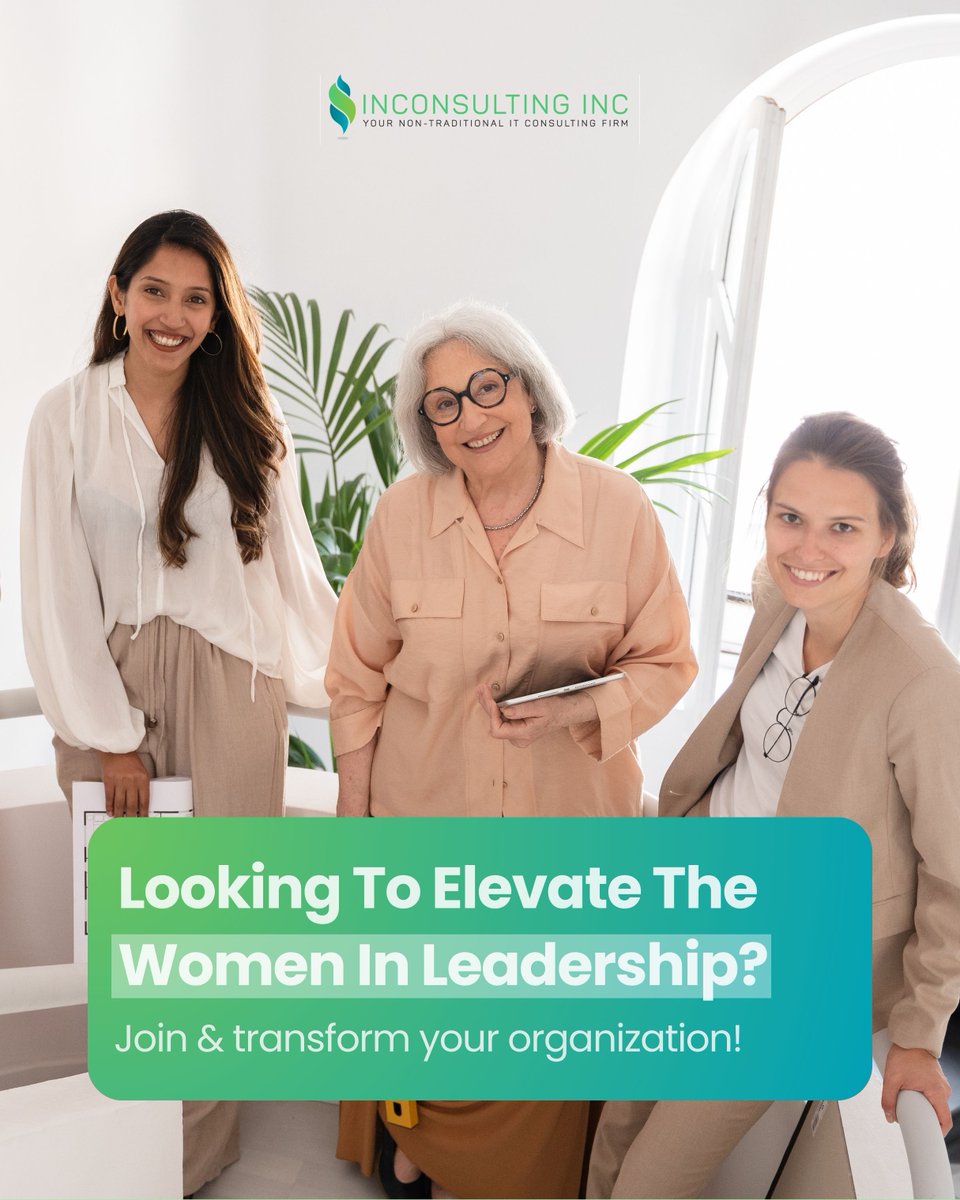 InConsultingInc's tweet photo. Experience diversity of thought in action!💻

We're proud to showcase how multigenerational female leadership drives innovation in the IT world.

Join us and watch your organization thrive with fresh perspectives and balanced decision-making!

Book a consultation today! https://t.co/wC1564TC52