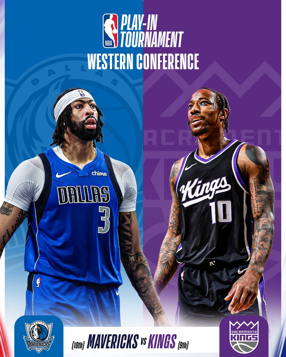 NBAIndia's tweet image. It’s Play-In Time in the West! 🍿🤩

Which 2️⃣ teams will punch their tickets to the #NBAPlayoffs? 🎟️ 

#PlayInTournament #WinToGetIn