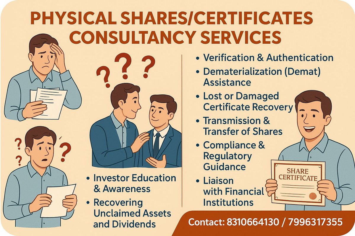 deepaknaha's tweet image. #physicalassets #iepf #demat #investors #lostshares #sharestransmission #unclaimeddividends