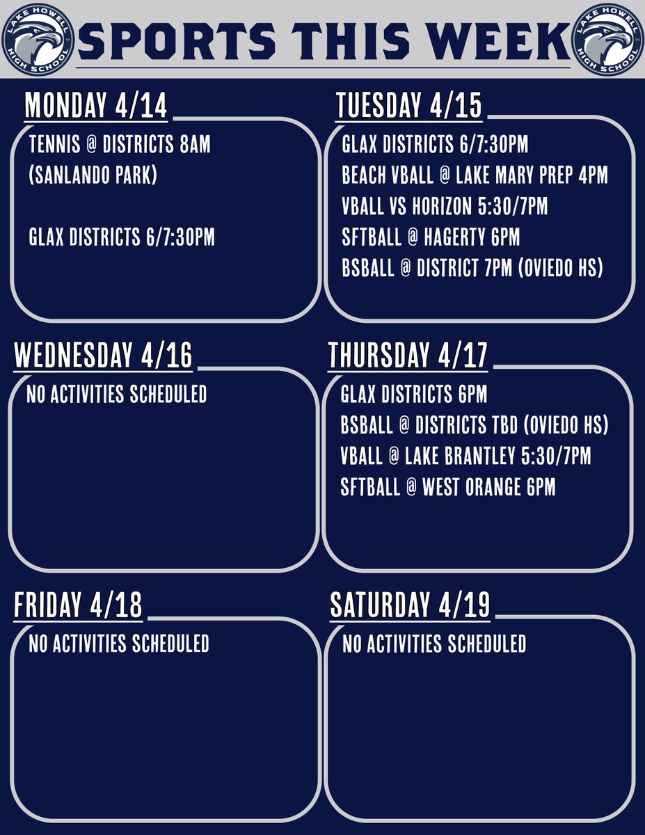 This week in Athletics 4.14.25 @Ihhssga @lhhs.ptsa @southseminoleacademy @twms_ptsa #WeAreOne #HawkFamily @jhmsbobcats #HawkStrong