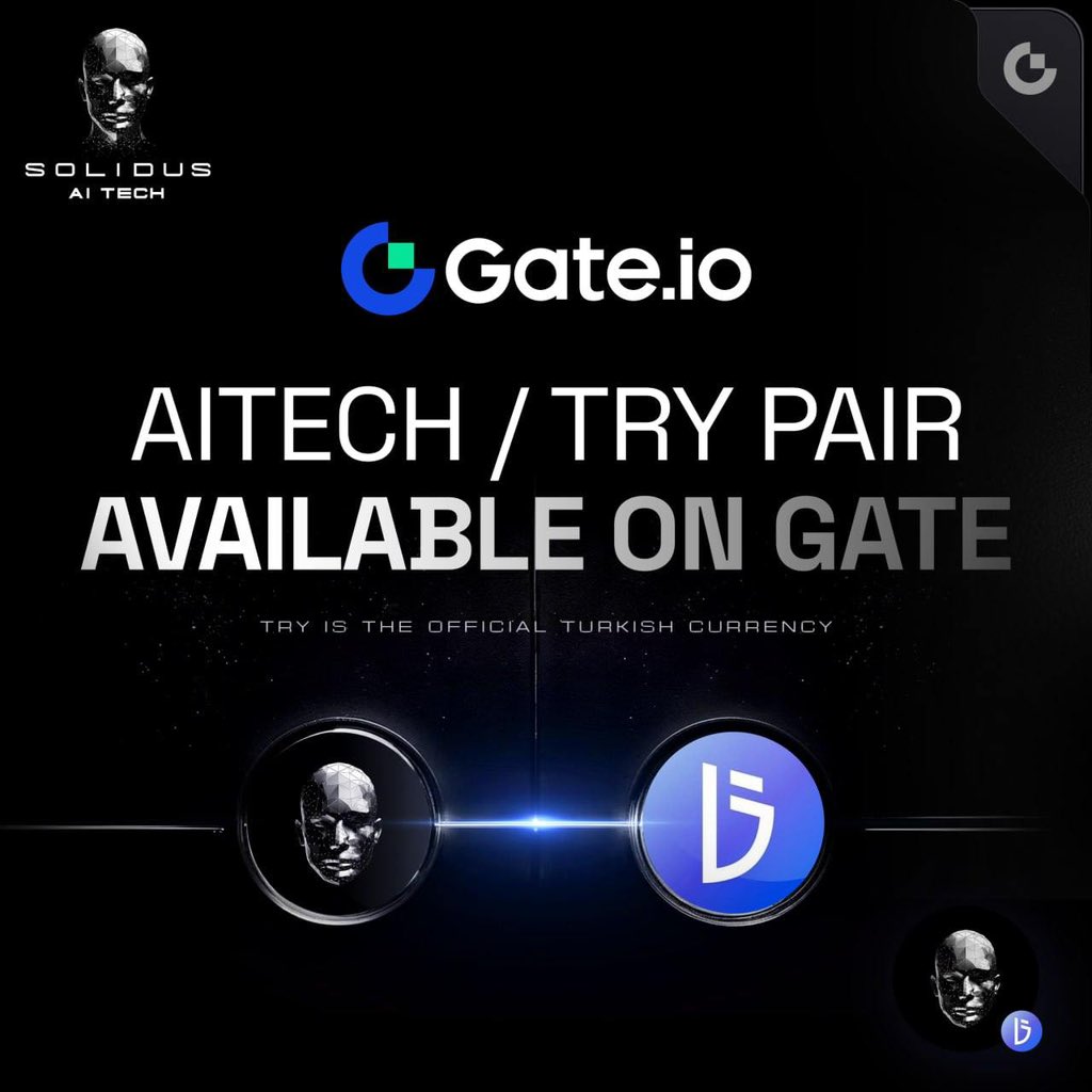 AITECHio's tweet image. 📣 AITECH / TRY Pair Now Live on Gate!

We’re excited to expand access for our growing Turkish community — the AITECH/TRY pair is officially live on @Gate_io. 

👉 Available here: gate.io/trade/AITECH_T…