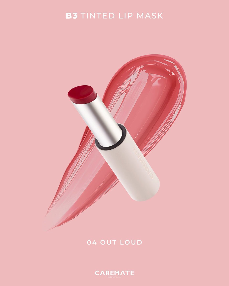 B3 TINTED LIP MASK 
04 OUT LOUD 💖

สีแดงธรรมชาติ สำหรับช่วงเวลาประกาศความรักโห้โลกรับรู้

เรียกได้ว่าเป็นลิปตัวจบเลยก็ว่าได้
เพราะโทนสีแดงจาก out loud นั้นจะช่วย complete look แสนเก๋ให้เพื่อนๆ ได้หลากสไตล์

ลิปตัวนี้อุดมไปด้วยส่วนผสมที่ให้ความชุ่มชื้นสูง
แต่ไม่หนักริมฝีปาก