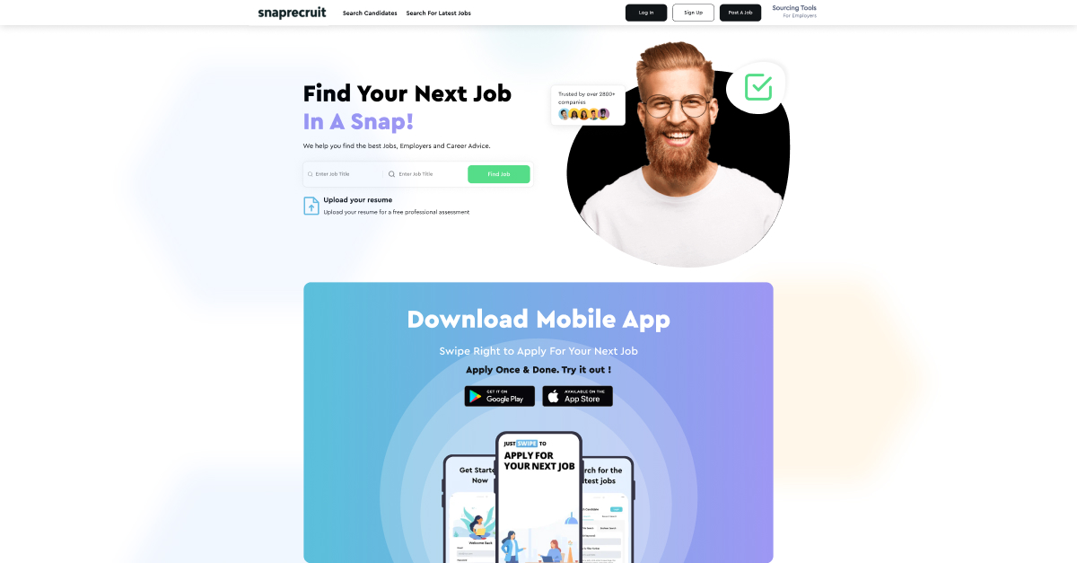 snaprecruit's tweet image. Job opening for JavaScript Developer – Build interactive web applications. Apply: snaprecruit.com #WebDev #JavaScriptJobs #NowHiring