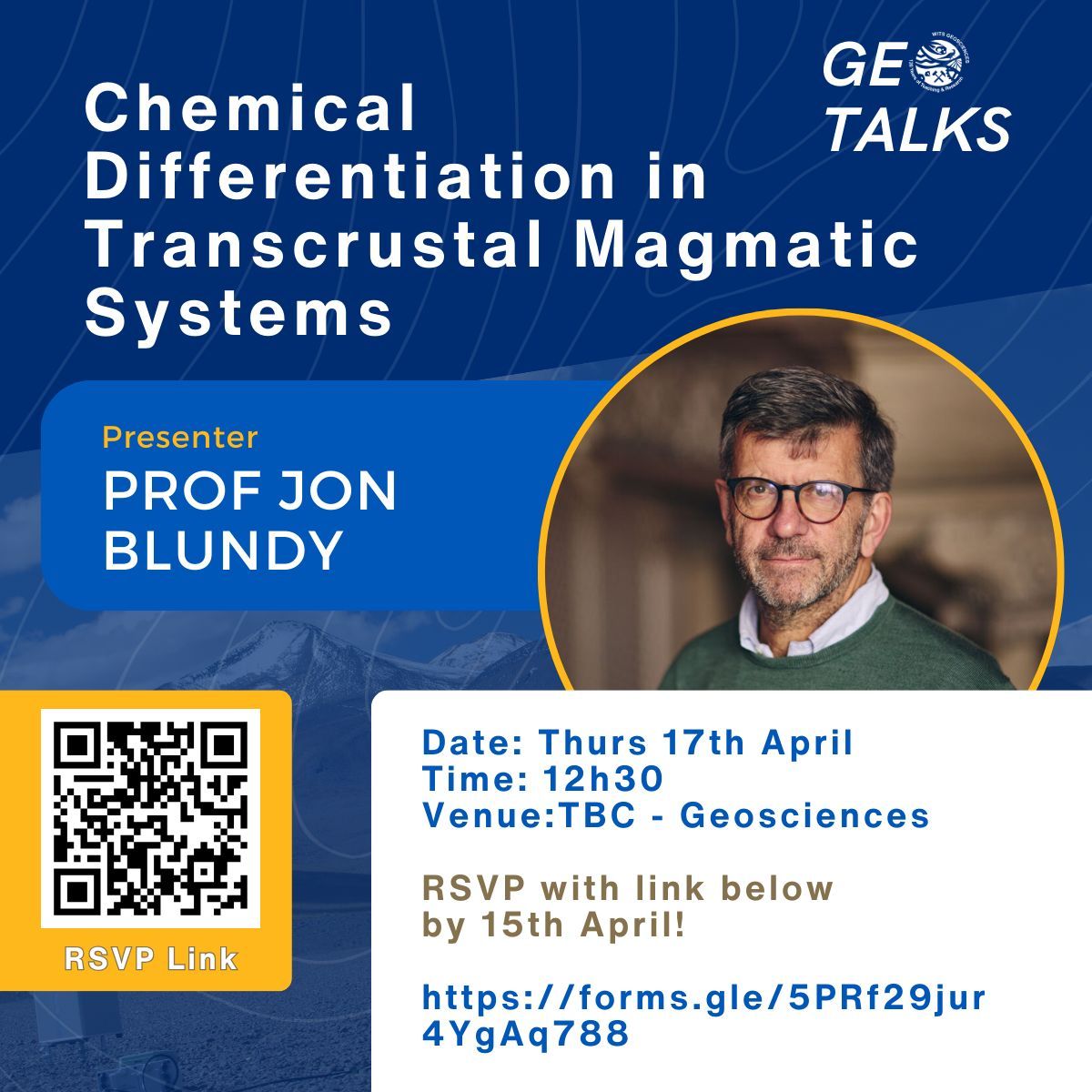 We’re excited to host two distinguished speakers from Oxford University as part of our GeoTalks series this week, Rhiannon Ackland &amp; Prof Jon Blundy from Oxford University.

We look forward to seeing you there! 
#witsgeoscience #wits #southafrica #johannesburg #geoscience #Oxford