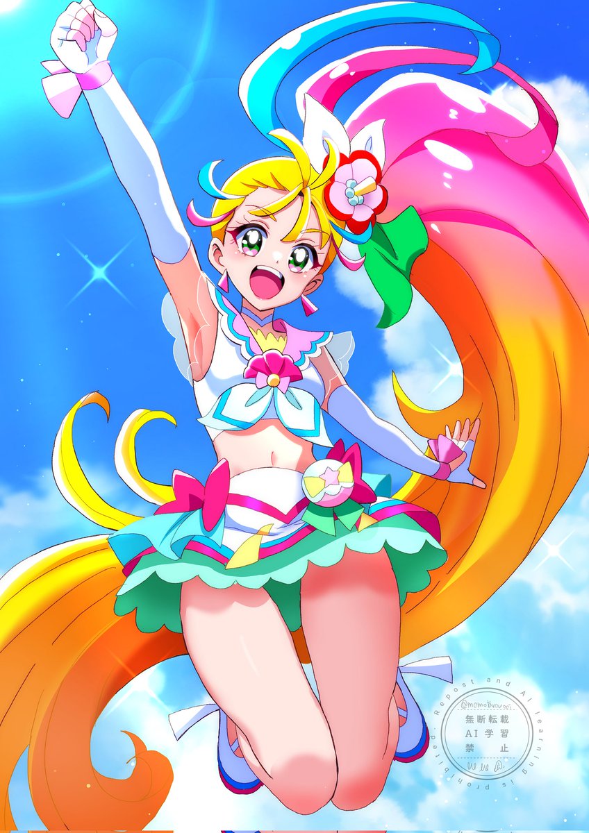 ときめく常夏！キュアサマー！！ #一日一絵 #precure 934日目