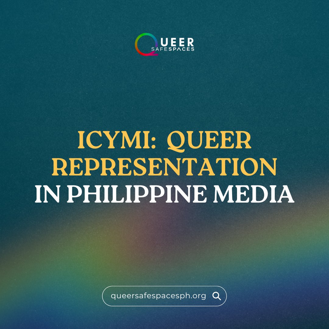 queersafespaces's tweet image. #ICYMI: Here are the recent heart-tugging moments of queer representation in Philippine media. 🌈

#LGBTQIA #LGBTQIAPlus #QueerRepresentation #LoveIsLove #LoveWins #QueerSafeSpaces