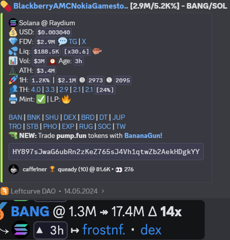 Leftcurve DAO (@leftcurvedao) on Twitter photo gm
some recent cooks on $GOONER, $BIG and $BANG
time to lock in!
if you think you have what it takes dm @0x_Rida to get a spot in <a href="/leftcurvedao/">Leftcurve DAO</a> gm
some recent cooks on $GOONER, $BIG and $BANG
time to lock in!
if you think you have what it takes dm @0x_Rida to get a spot in <a href="/leftcurvedao/">Leftcurve DAO</a>