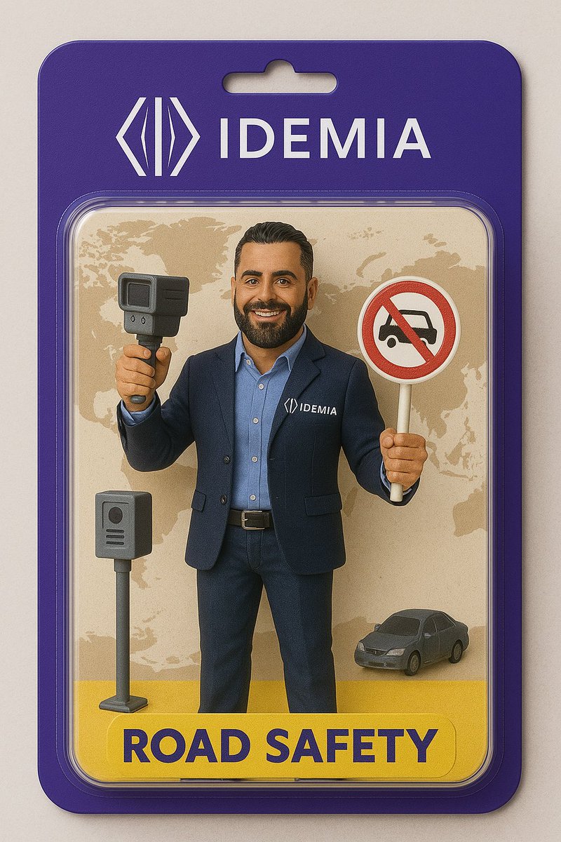 OstaPatrick's tweet photo. Driving Impact with Innovation.

@IdemiaGroup , we believe that AI isn’t just innovation — it’s life-saving.

This creative concept highlights how we use cutting-edge AI technologies and automated enforcement to improve road safety worldwide. From real-time traffic analytics to speed violation detection, our tech is reducing accidents and saving lives.

We’re proud to be shaping a safer, smarter future on the roads.

#IDEMIA #AIInnovation #RoadSafety #SmartMobility #AutomatedEnforcement #InnovationLeadership #AIForImpact #TrafficSafety #DigitalTrust #PublicSafetyTech