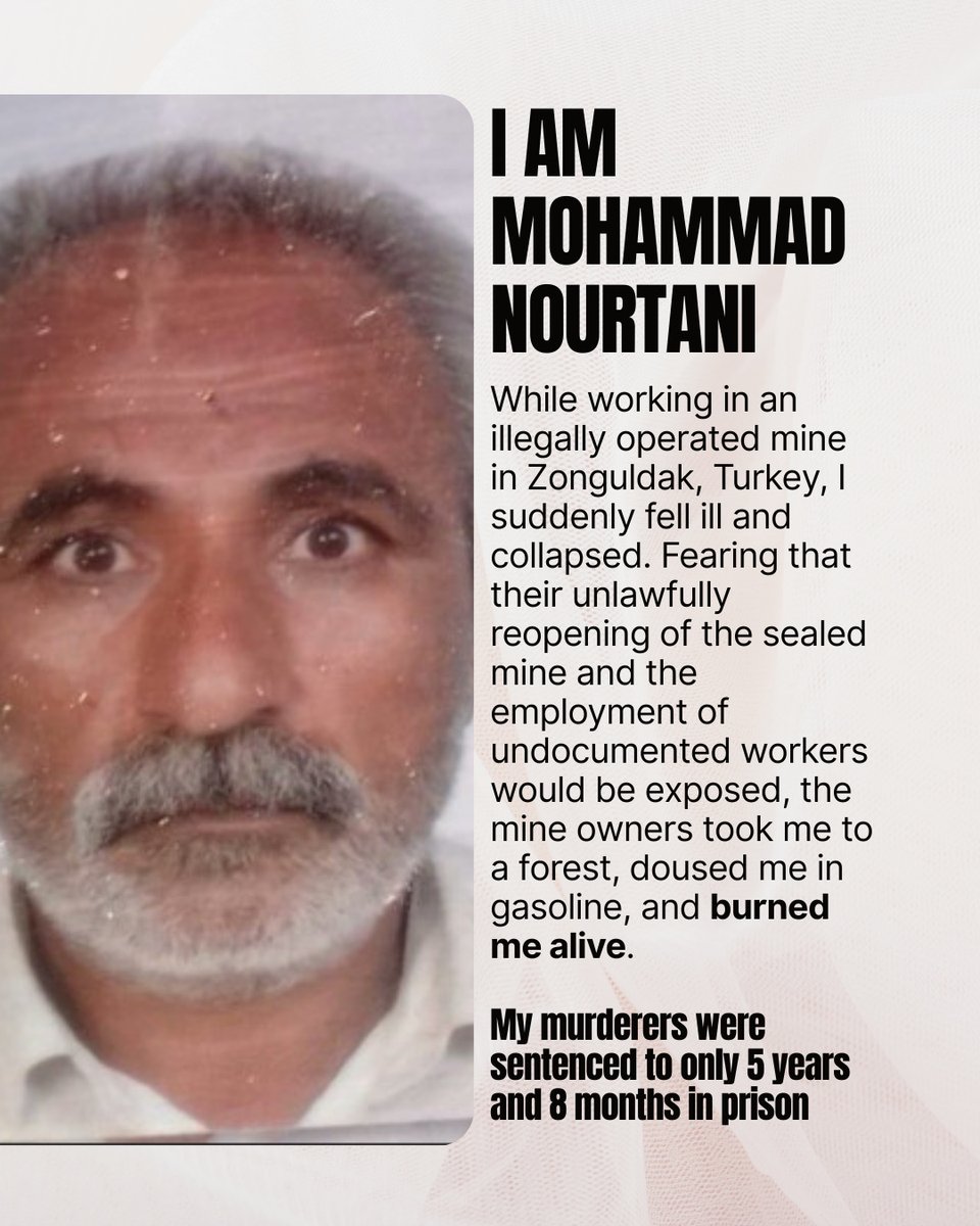 Say his name. Remember his name. 

Mohammad Nourtani