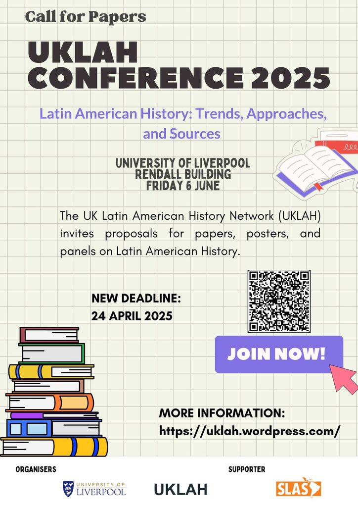 RichG62's tweet image. UKLAH 2025 @ Liverpool. June 6th. CFP is extended to April 24th. @slaslatam @UklahNetwork @LivUni