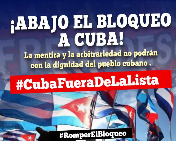 Isa Reyes (@isareyescuba) on Twitter photo <a href="/LuisErnestoBet1/">Luis Ernesto Betancourt</a> <a href="/PartidoPCC/">Partido Comunista de Cuba</a> <a href="/UJCdeCuba/">UJC de Cuba</a> #Cuba dice #NoAlTerrorismo y no apoya ningún acto q pueda catalogarse como tal, ¿por q estamos en la lista? xq somos una piedra en el zapato del imperio y nos quiere despretigiar #IslaRebelde <a href="/DiazCanelB/">Miguel Díaz-Canel Bermúdez</a> <a href="/AlexdelaSerna2/">Alex de la Serna</a> <a href="/KevelPerez/">Kevel Pérez Jiménez</a> <a href="/JuliaLeonor19/">Julia Leonor</a> <a href="/GHNordelo5/">Gerardo Hdez. Nordelo</a> <a href="/Giro5O/">Giraldo Martín Lazo</a> <a href="/LuisErnestoBet1/">Luis Ernesto Betancourt</a> <a href="/PartidoPCC/">Partido Comunista de Cuba</a> <a href="/UJCdeCuba/">UJC de Cuba</a> #Cuba dice #NoAlTerrorismo y no apoya ningún acto q pueda catalogarse como tal, ¿por q estamos en la lista? xq somos una piedra en el zapato del imperio y nos quiere despretigiar #IslaRebelde <a href="/DiazCanelB/">Miguel Díaz-Canel Bermúdez</a> <a href="/AlexdelaSerna2/">Alex de la Serna</a> <a href="/KevelPerez/">Kevel Pérez Jiménez</a> <a href="/JuliaLeonor19/">Julia Leonor</a> <a href="/GHNordelo5/">Gerardo Hdez. Nordelo</a> <a href="/Giro5O/">Giraldo Martín Lazo</a>