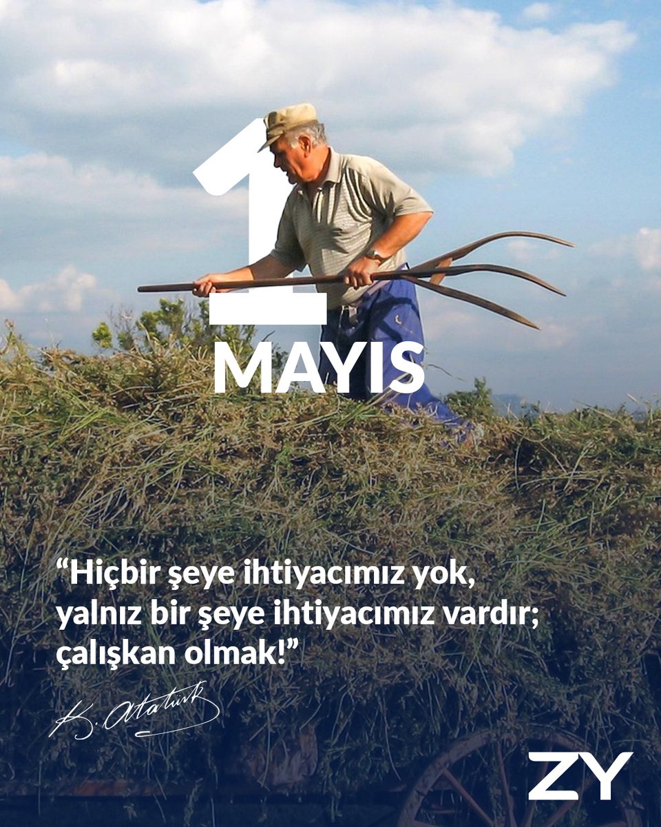 ZYtraktor's tweet image. Emeğin ve dayanışmanın gücüne inanıyor, birlikte çalışarak büyük ve önemli işler başarmak için çalışıyoruz.

Tüm emekçilerin ve emeğe değer verenlerin 1 Mayıs Emek ve Dayanışma Günü’nü kutlarız.

#ZY #ZYElektrikliTraktör #Agrolia #1Mayıs
