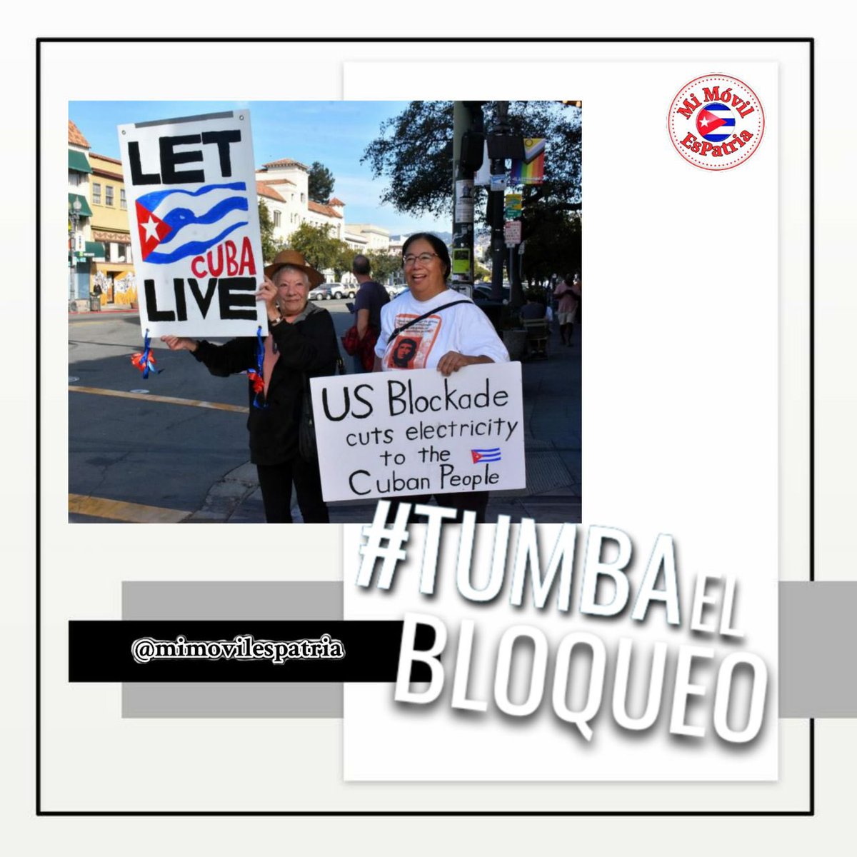 jacky196810's tweet photo. #Cuba merece vivir sin bloqueo 
#TumbaElBoqueo 
#MiMóvilEsPatria 
@DelgadoEchez 
@direccion_cuba 
@OKindelan44925 
@OmarGual289696 
@cosidocano1966 
@Katiusk00009830 
@Stgocolab https://t.co/AOfoSOICLt
