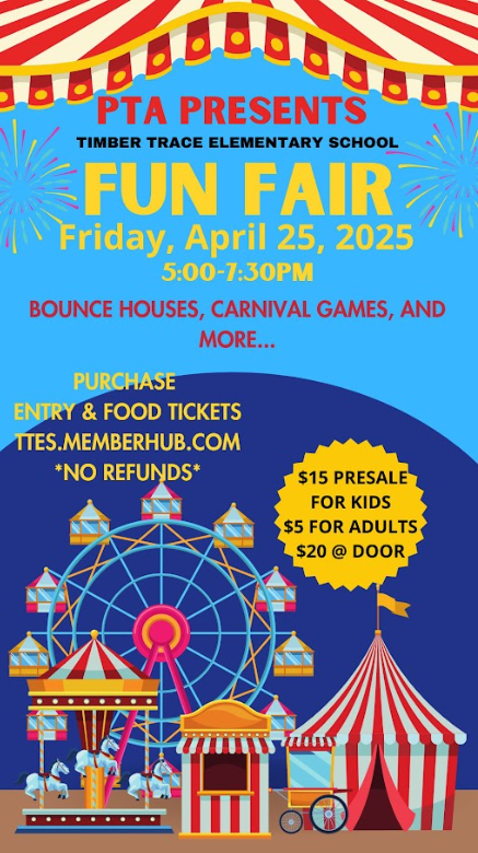 Timber Trace (@timbertrace411) on Twitter photo Fun Fair April 25th, 5:00-7:30pm🎪 Fun Fair April 25th, 5:00-7:30pm🎪