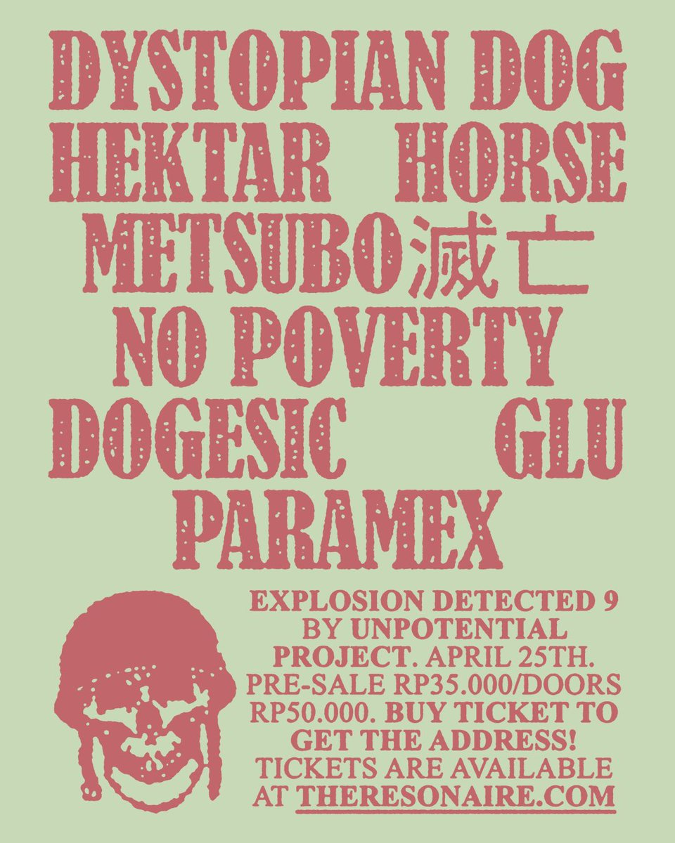 ED9 25/04/25. PRE-SALE TICKETS ARE ON SALE NOW AT theresonaire.com/event/explosio…