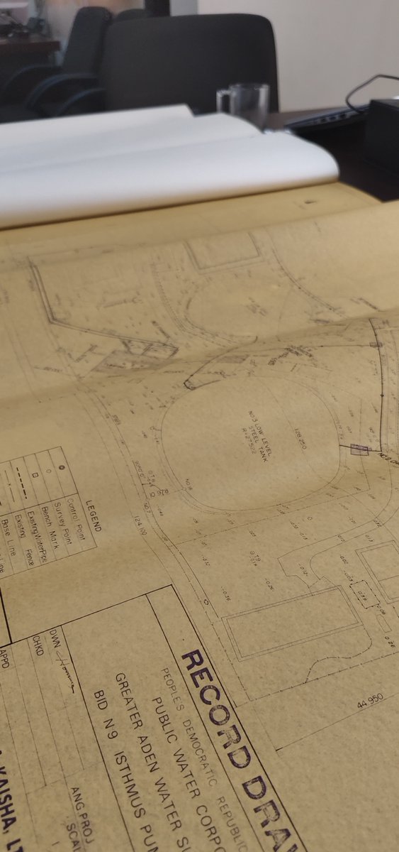 We are reconstructing Aden’s water tanks to provide clean water to 600,000 people. Missing after the war, the Water Corporation found the original design manual, including drawings, which is an important treasure that I hope will be preserved.
#Aden #Yemen #BuildBackBetter