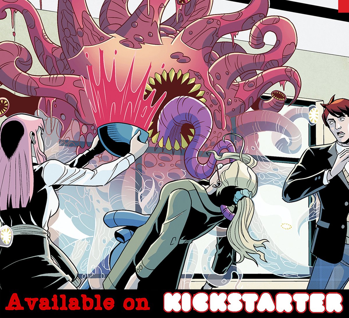 Art class at Miskatonic High tends to get... messy. Find out just how messy in the latest issue, available on Kickstarter at kickstarter.com/projects/miska…