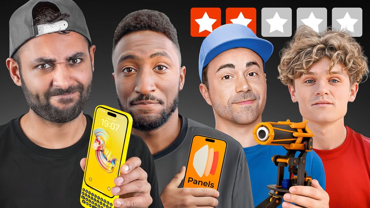 Arun Maini (@mrwhosetheboss) on Twitter photo I reviewed all of the most popular YouTuber-made products, from <a href="/MarkRober/">Mark Rober</a>, <a href="/MKBHD/">Marques Brownlee</a>, <a href="/tweetsauce/">Vsauce</a>, <a href="/LinusTech/">Linus Tech Tips</a>, <a href="/tech_burner/">TechBurner</a> and a lot more
And there’s no sugar-coating here, if something is bad, I’m gonna say it’s bad.
Bring popcorn.
youtu.be/MBQBY9b6OAU I reviewed all of the most popular YouTuber-made products, from <a href="/MarkRober/">Mark Rober</a>, <a href="/MKBHD/">Marques Brownlee</a>, <a href="/tweetsauce/">Vsauce</a>, <a href="/LinusTech/">Linus Tech Tips</a>, <a href="/tech_burner/">TechBurner</a> and a lot more
And there’s no sugar-coating here, if something is bad, I’m gonna say it’s bad.
Bring popcorn.
youtu.be/MBQBY9b6OAU