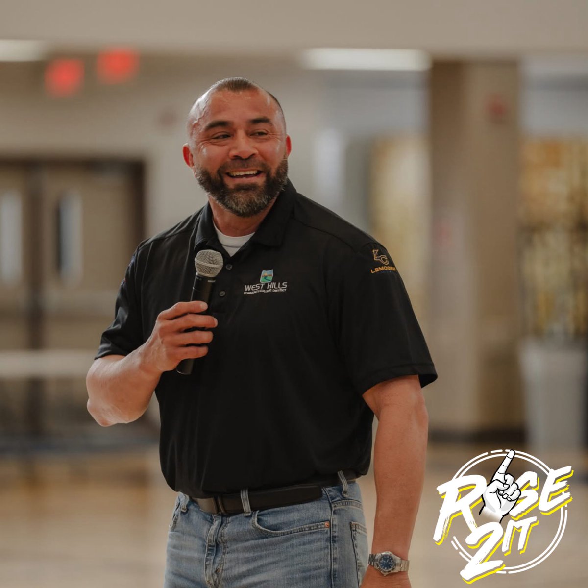 West Hills Community College District Chancellor, Dr. Robert Pimentel at the Brother 2 Brother Conference held at Lemoore College 🎤 #rise2it