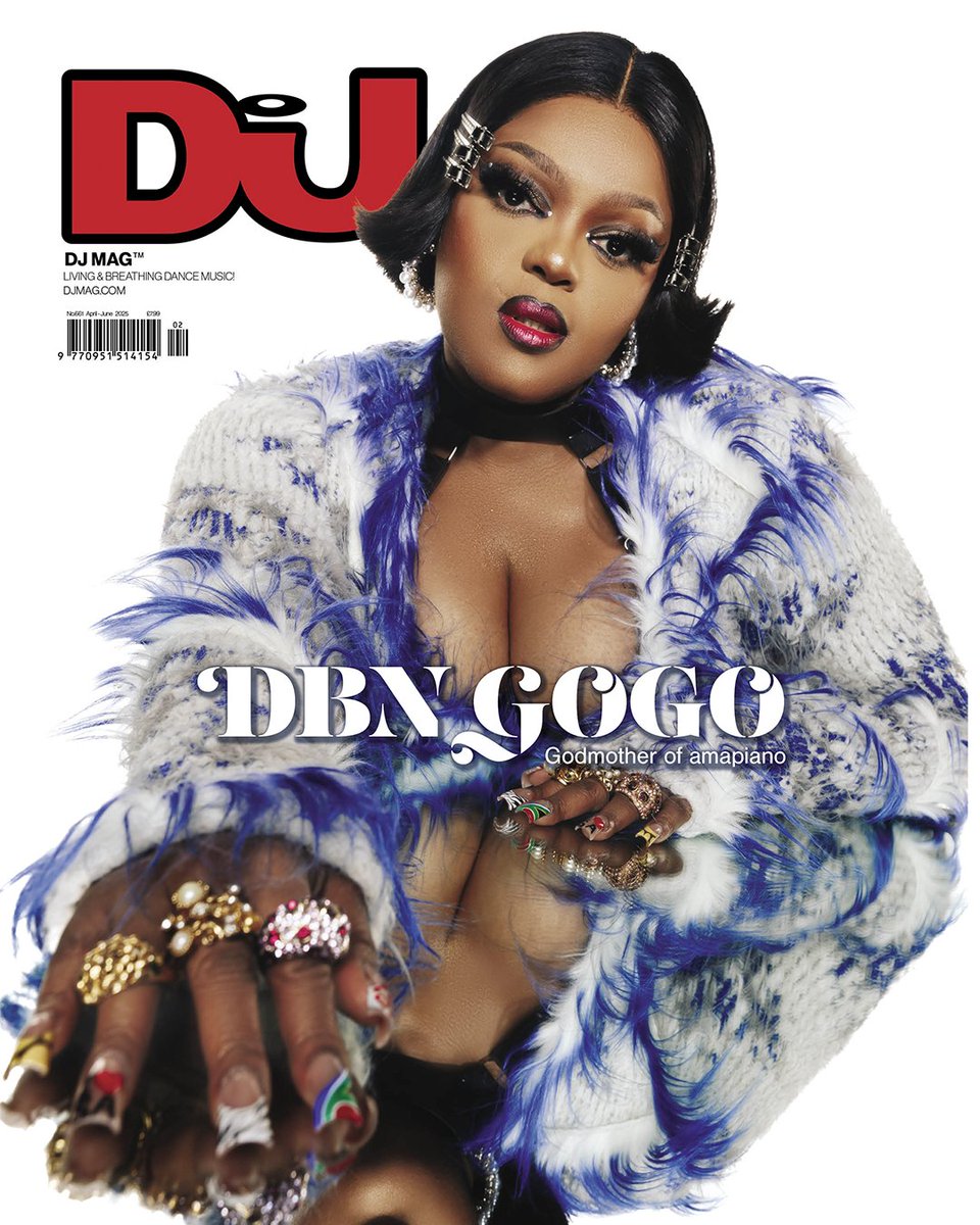 DJmag's tweet photo. Connecting the dots📍

@DBNGOGO, the godmother of amapiano, is the third cover star of DJ Mag’s latest quarterly print edition.

Find the issue on newsstands, or subscribe here: https://t.co/nbe0QM1YQm https://t.co/r3YRU7l3Up