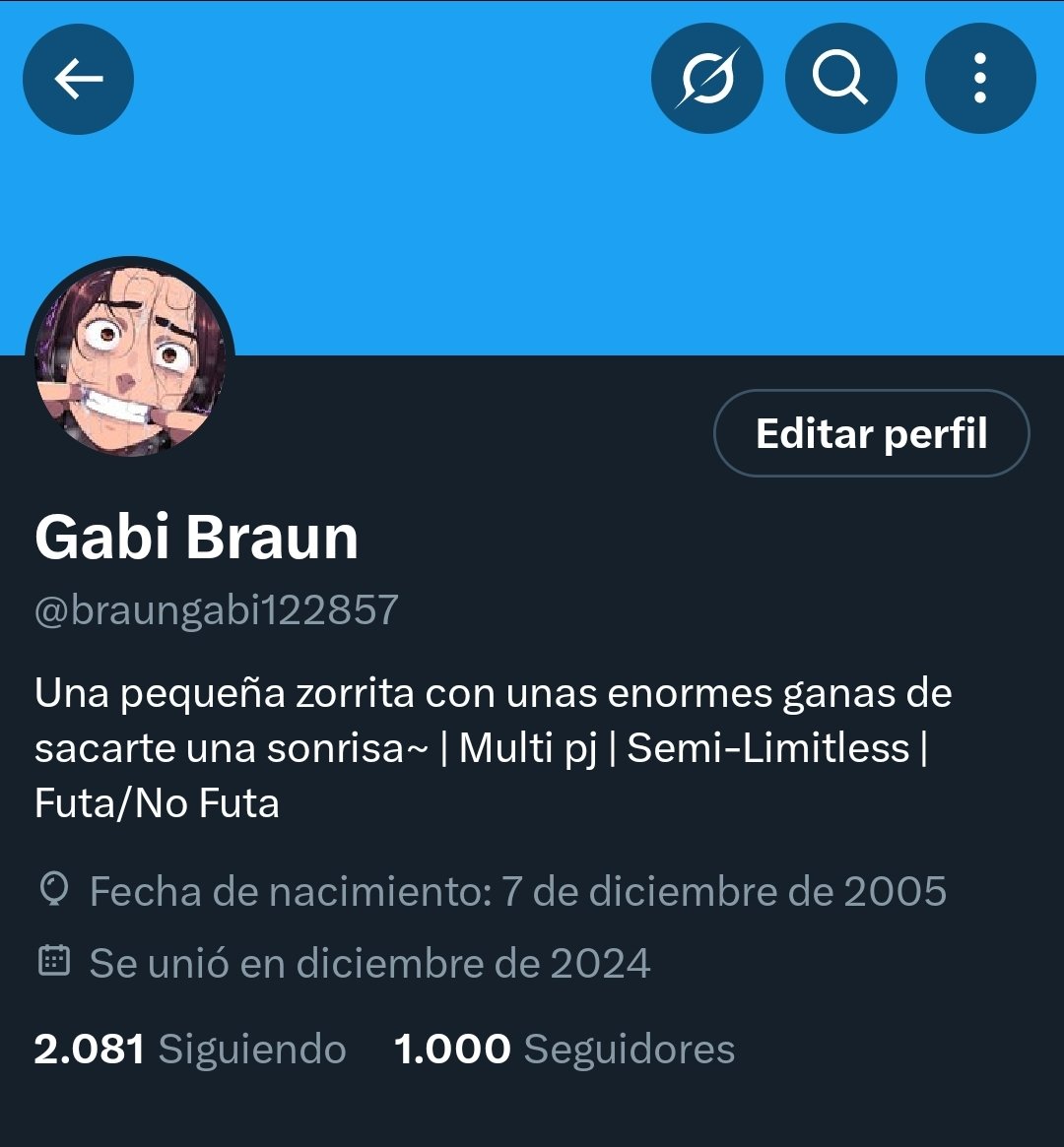 braungabi122857's tweet photo. Vaya vaya~ fíjate a lo que hemos llegado, muchas gracias a todos ^^

He pensado que en conmemoración por los 1k podría cambiar de personaje, ¿qué opinan? https://t.co/qhDU09VFWs