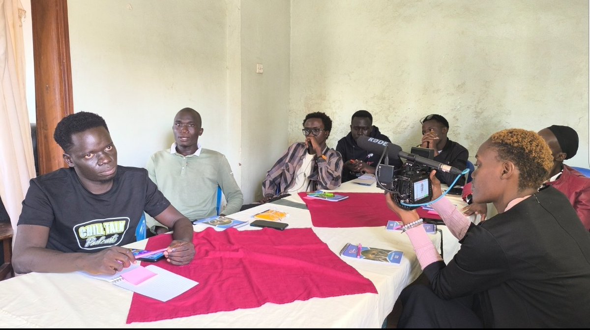 SisiFilmC's tweet photo. Sisi Film Lab has commenced today in Arua. Young dreamers are here to turn their dreams to reality. 

#sisifilmlab #arua2025 #filmtraining https://t.co/9sBERMBl7U
