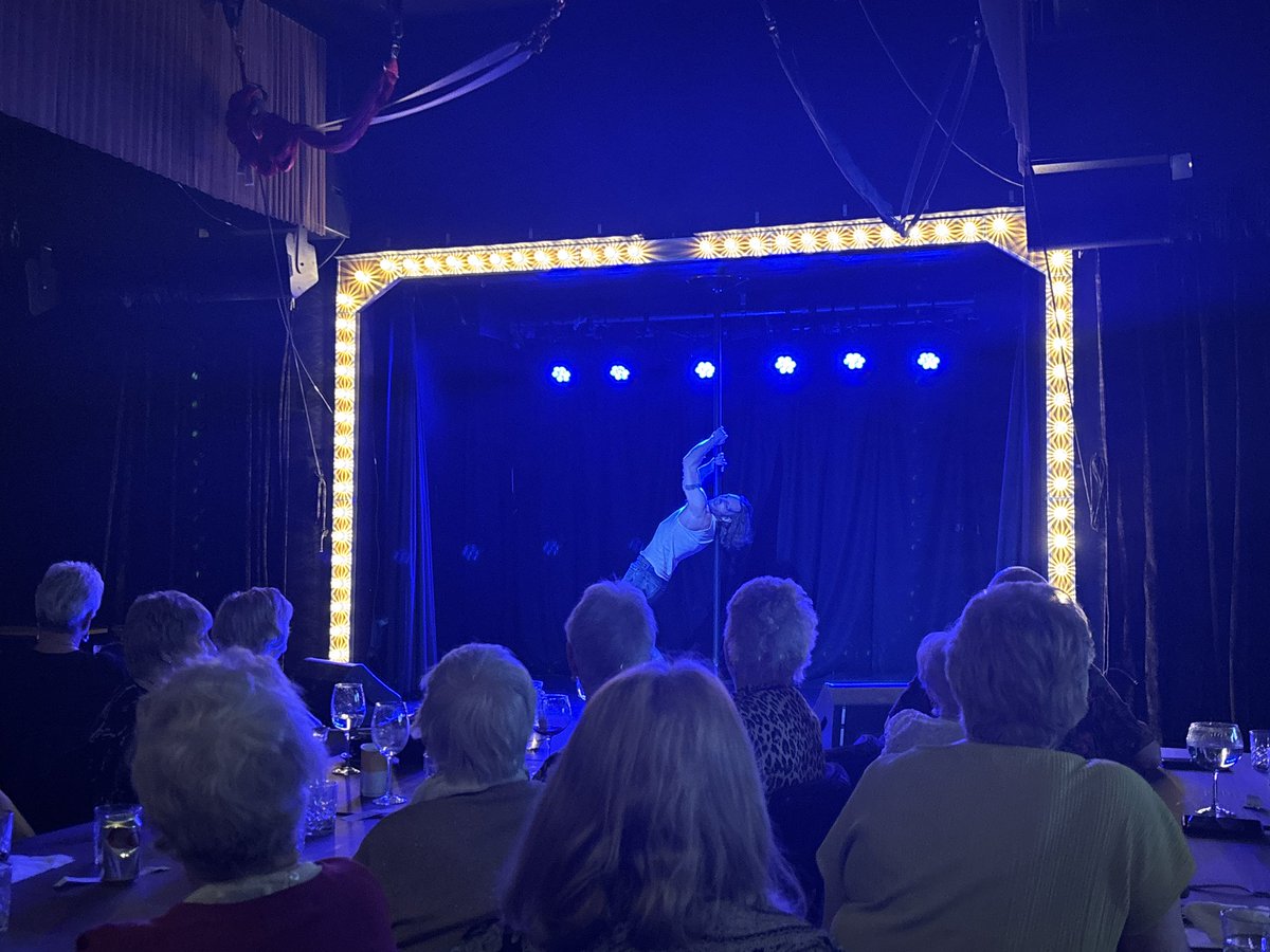 Thank you to all at 18 Candleriggs for looking after us so well during our visit to Wild Cabaret last week. 

We tucked into a delicious meal before being entertained by fabulous acts including the talented Emma Occhia who had us all singing &amp; up dancing throughout the day 🤩